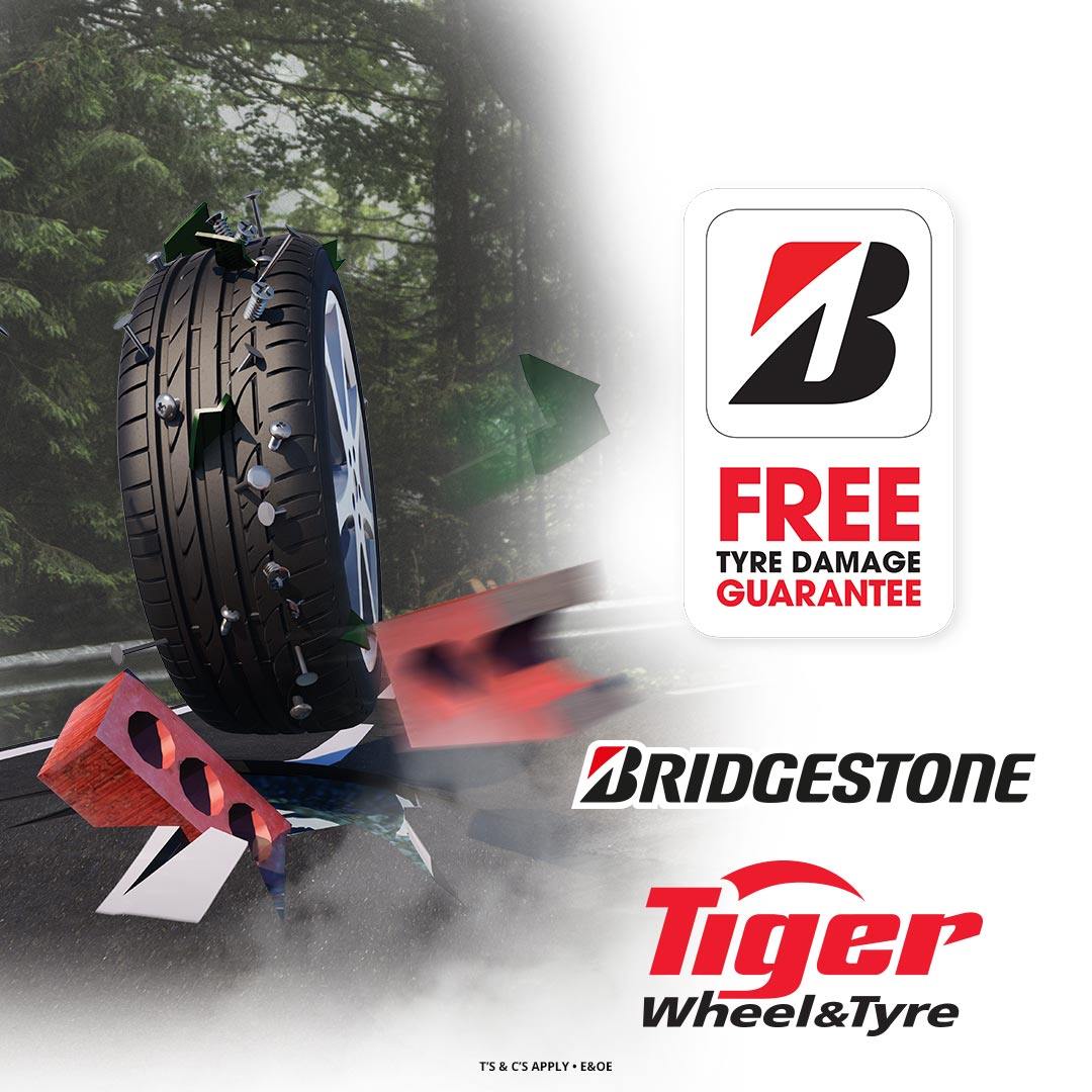 Bridgestone Tyre Guarantee Now Available at Tiger Wheel & Tyre