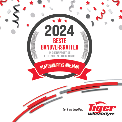 Rapport Readers Vote Tiger Wheel & Tyre “Platinum Tyre Supplier” for the 4th Consecutive Year